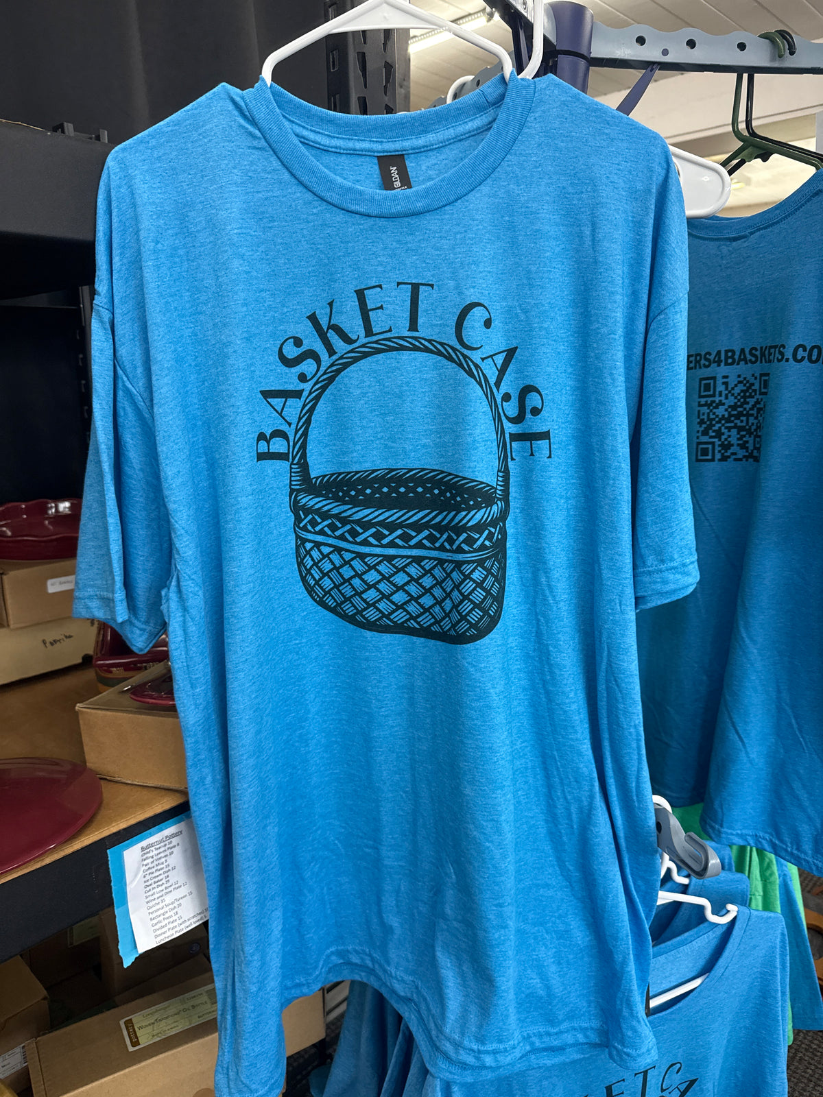 Bonkers4baskets blue t-shirt (size 2XL)