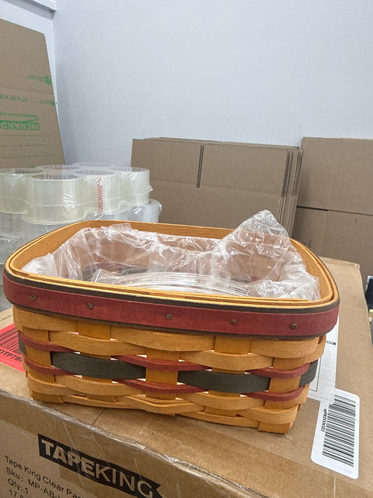 Longaberger Father’s Day address basket with protector