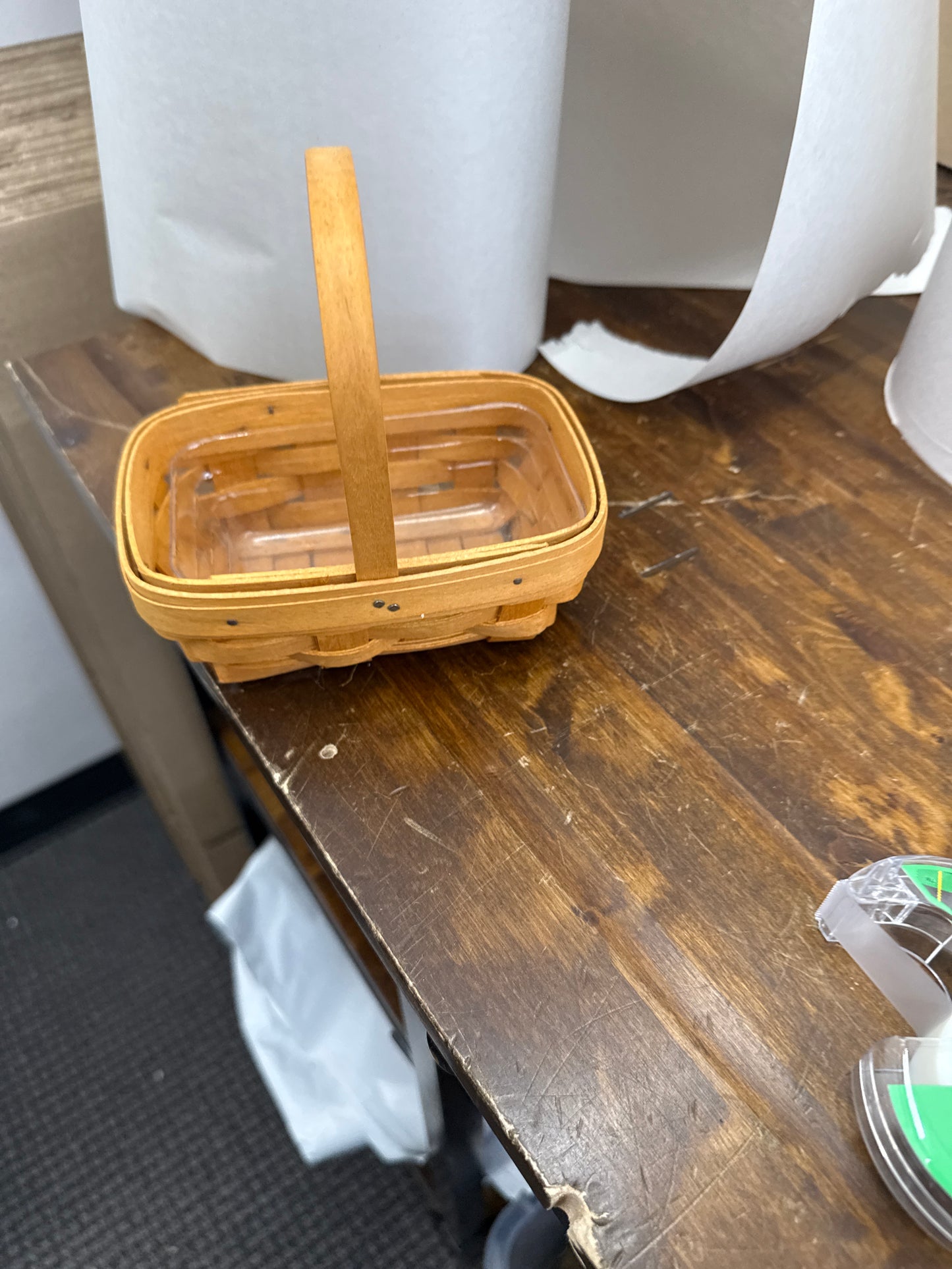 Longaberger parsley basket with protector