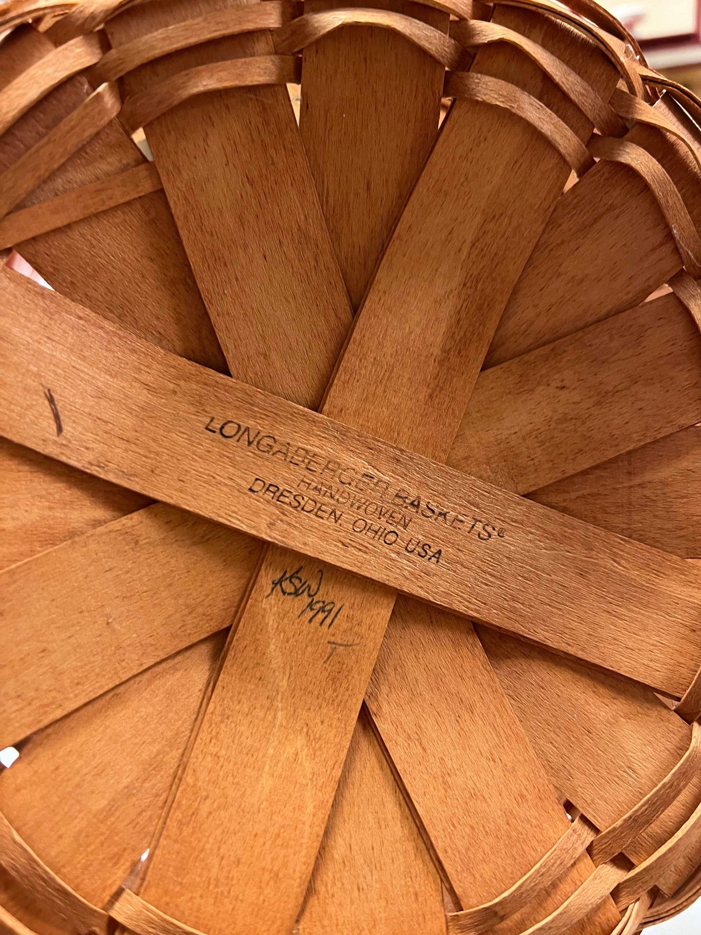 Longaberger Darning Basket