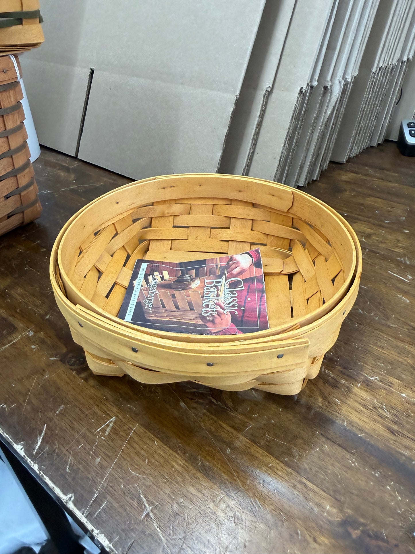 Longaberger small catchall basket