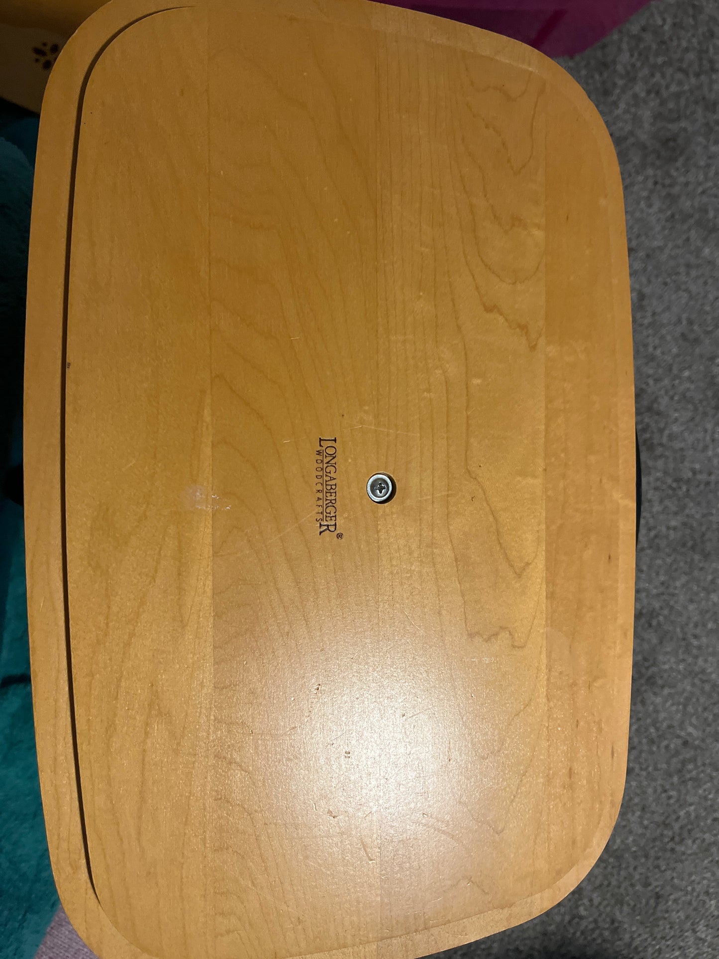 Longaberger 15.25”x10.25” rectangular lid