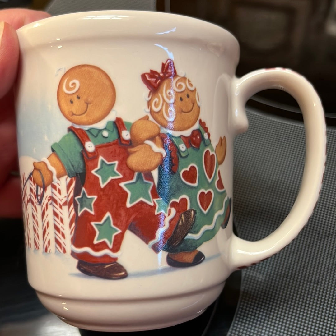 Longaberger Roger and Ginger Christmas 2000 mug