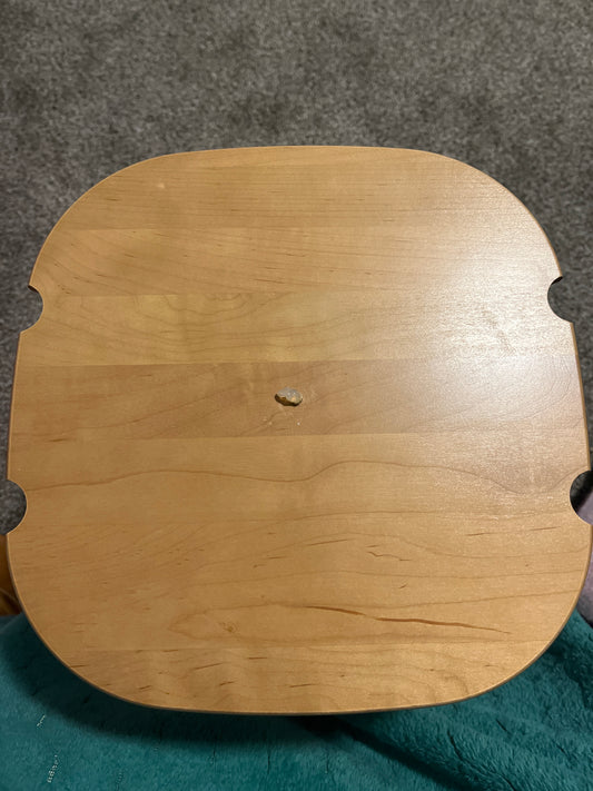 Longaberger 11.75”x11.75” square lid — knob missing