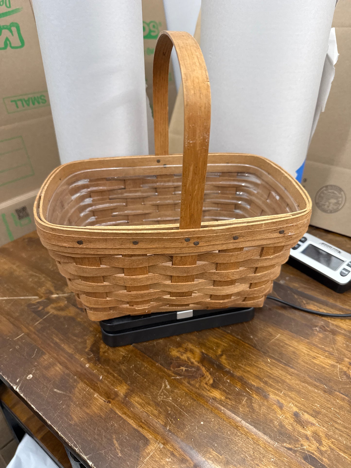 Longaberger spring basket with protector