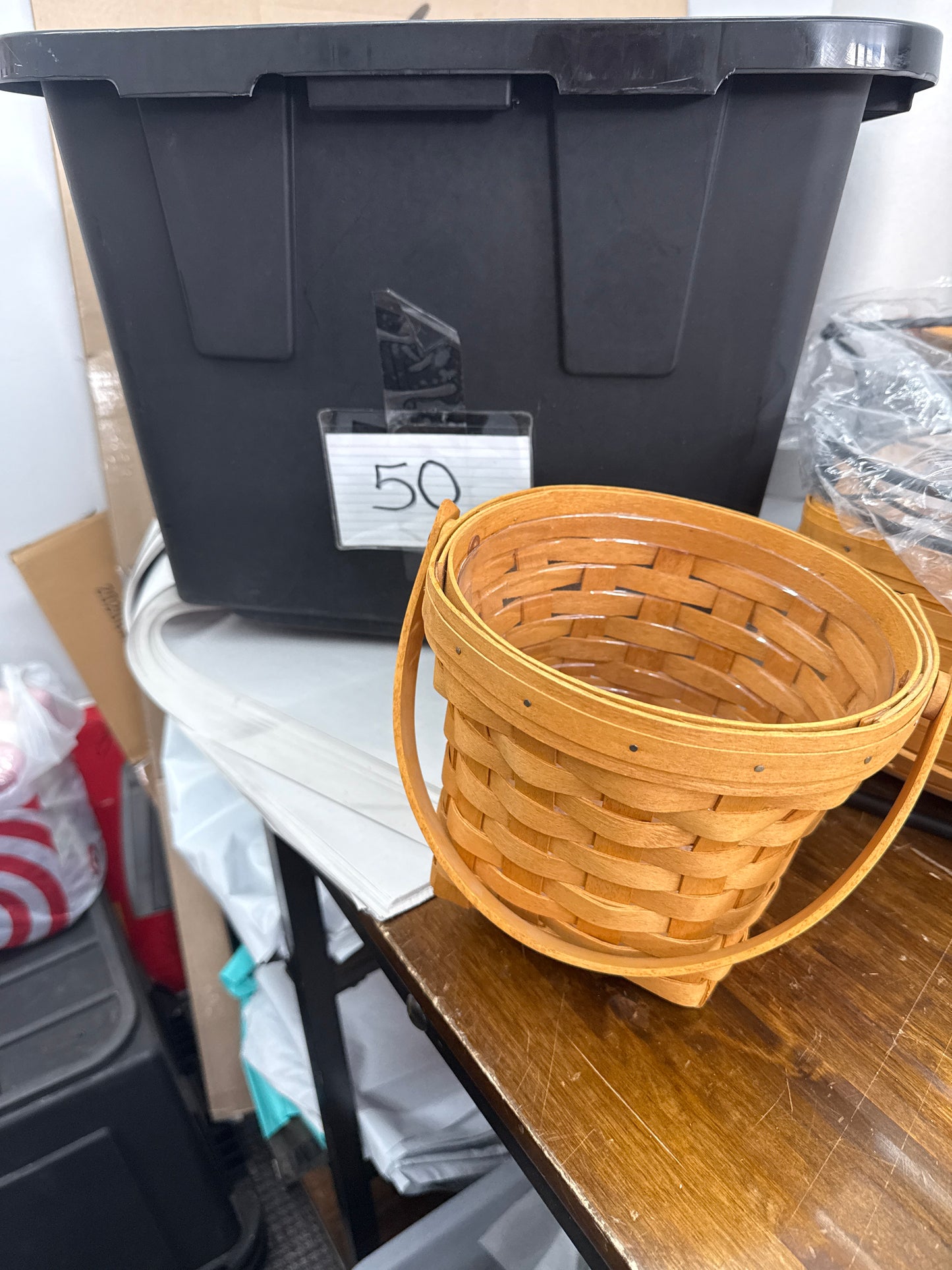 Longaberger 7” measuring basket with protector