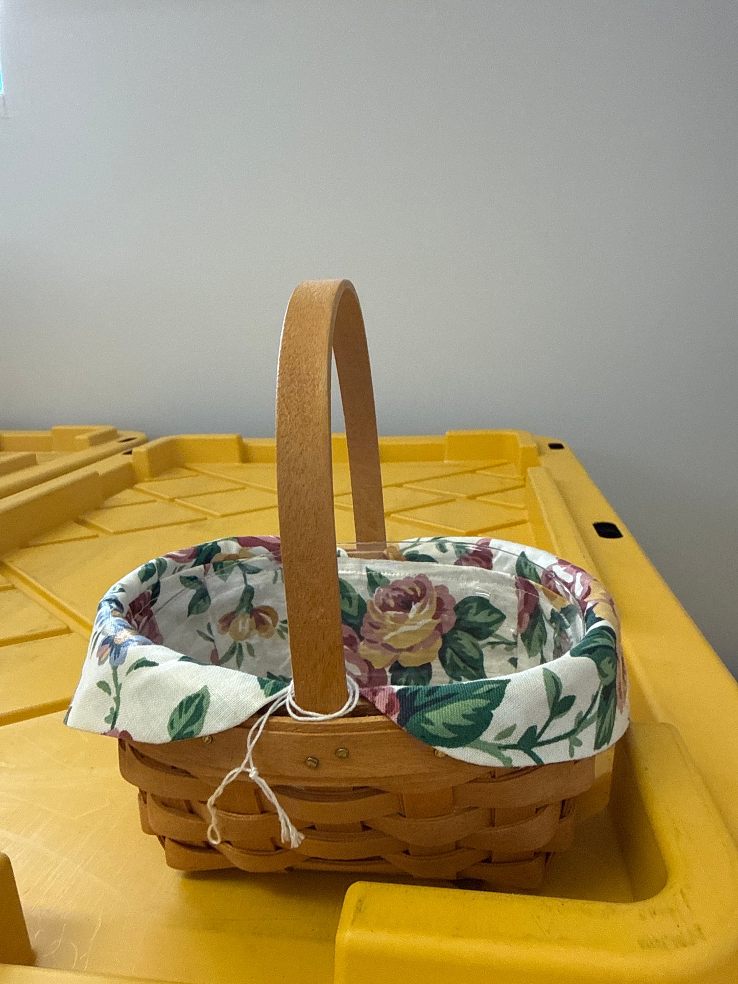 Longaberger 1999 horizon of hope basket with liner and protector