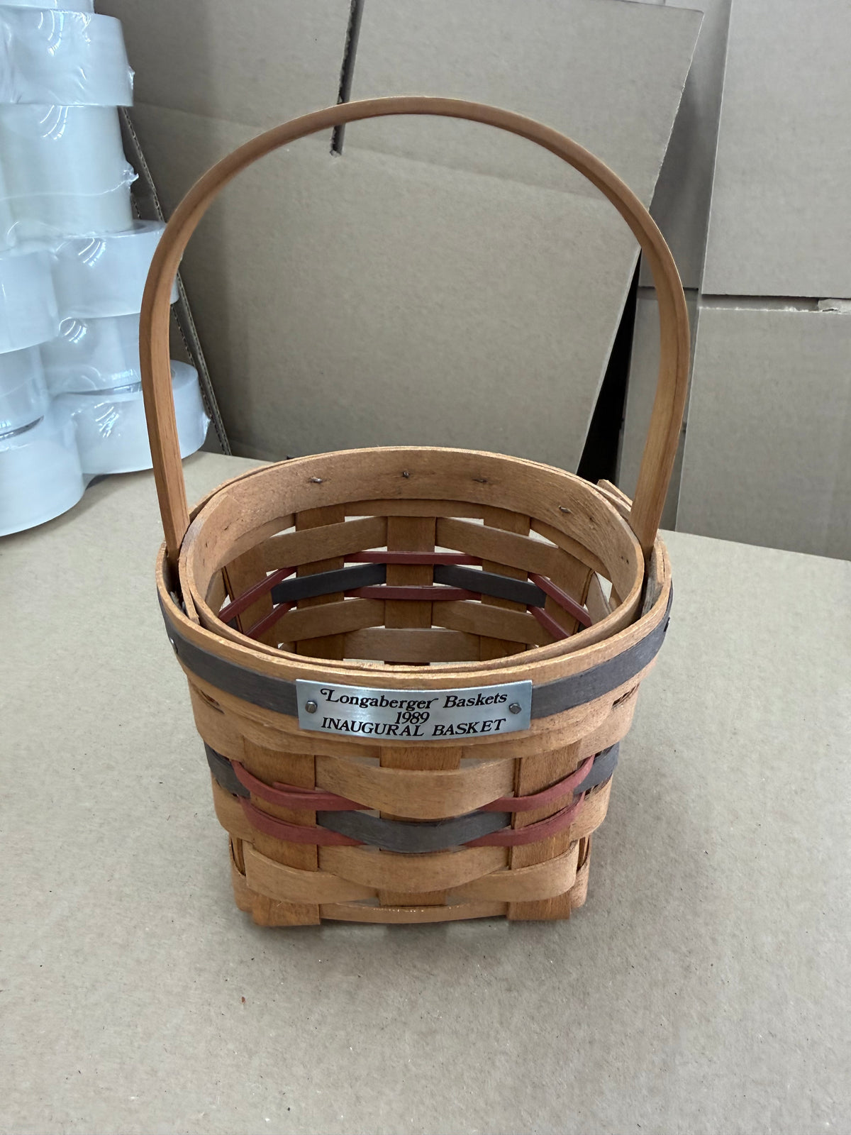 Longaberger 1989 inaugural basket