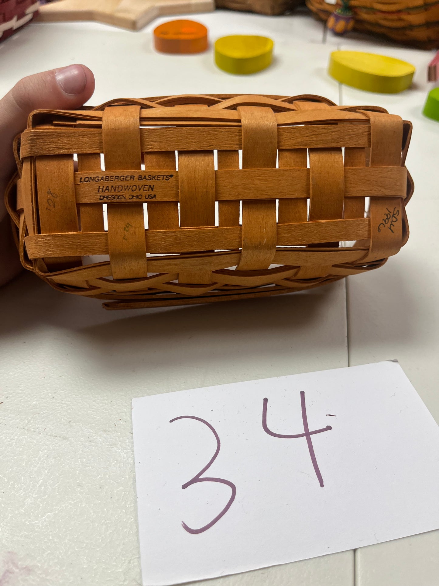 Longaberger lavender basket