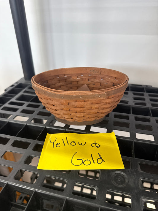 Longaberger small oval bowl basket