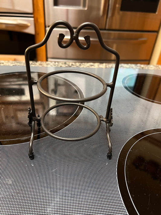 Longaberger wrought iron mini two pie holder