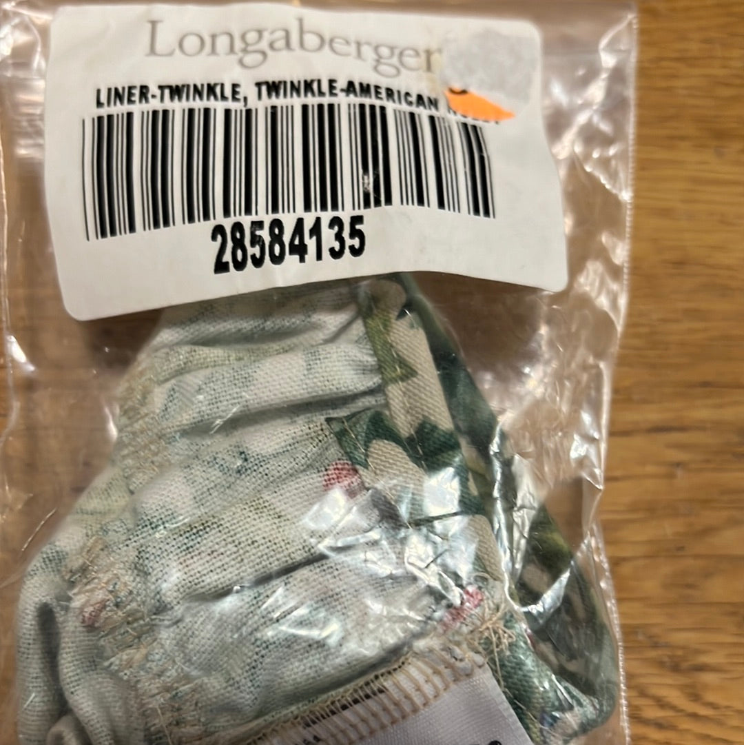 Longaberger twinkle twinkle liner in American holly