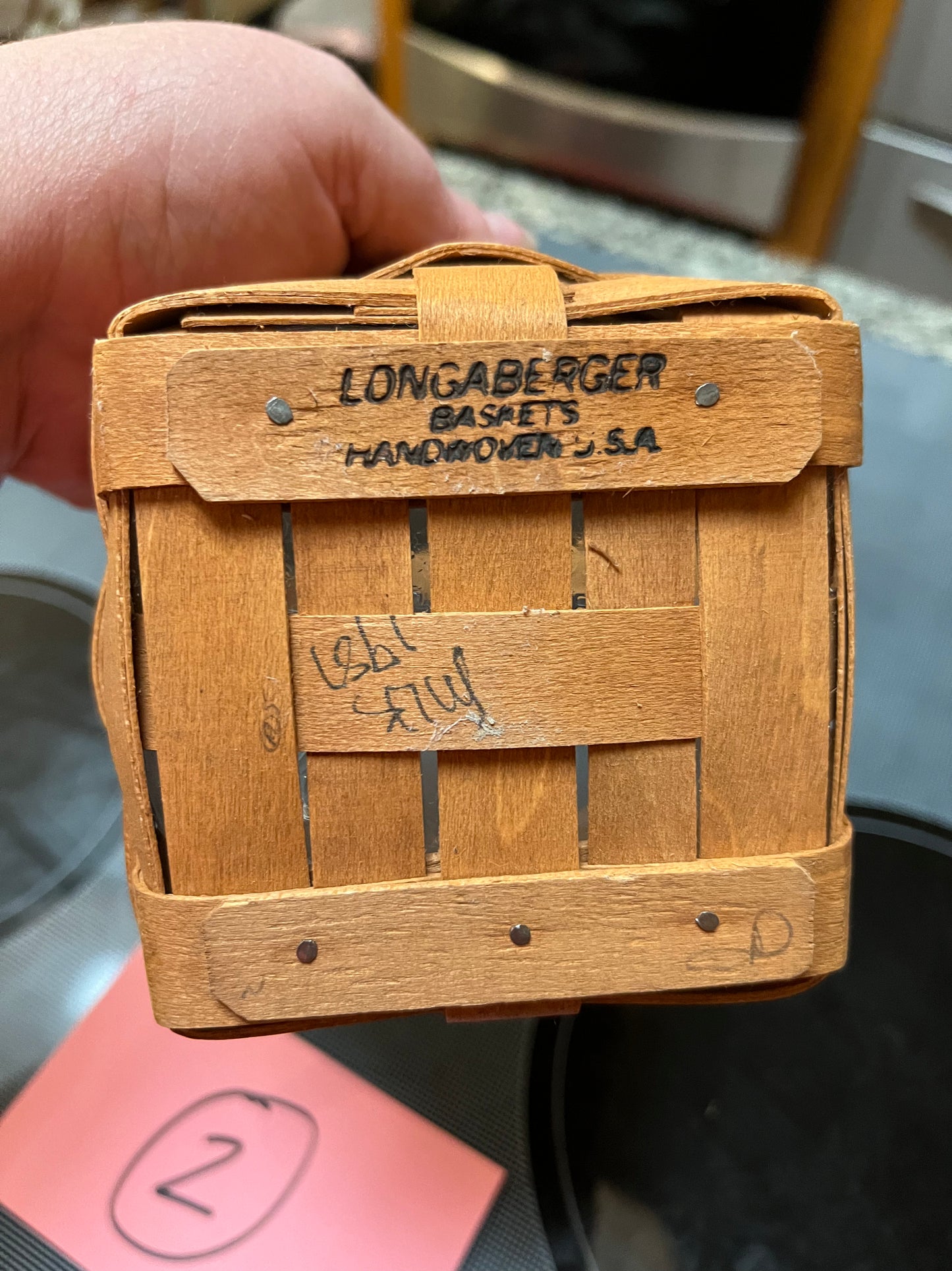 Longaberger 5 Inch Measuring Basket with Protector