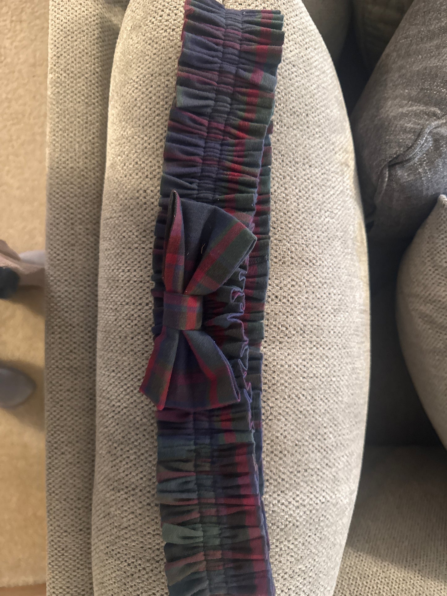 Homestead large plaid garter