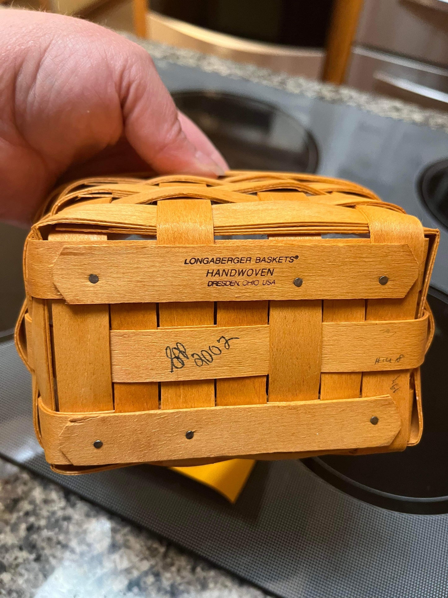 Longaberger Tea Basket with Protector