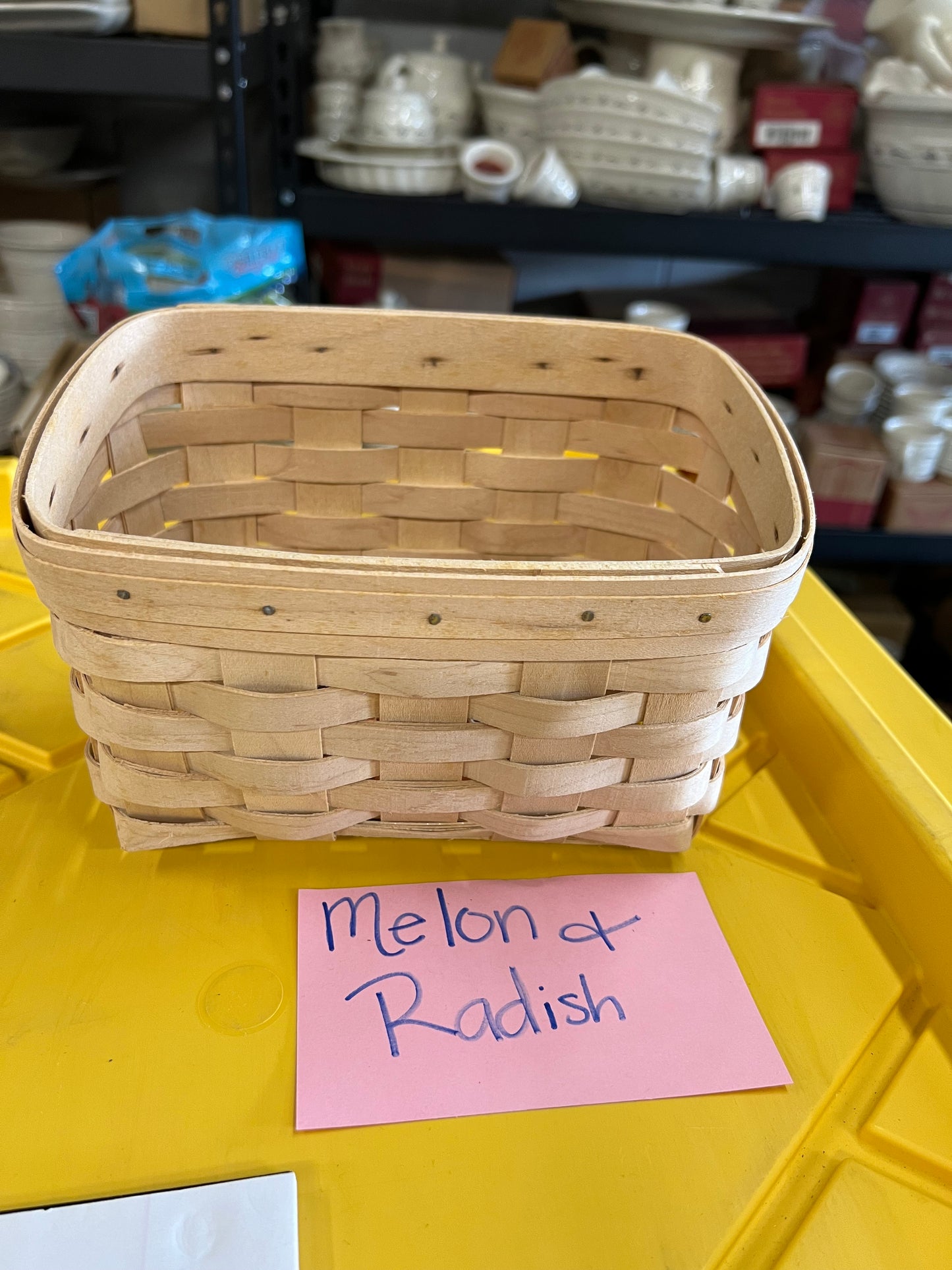 Longaberger Large Recipe Basket