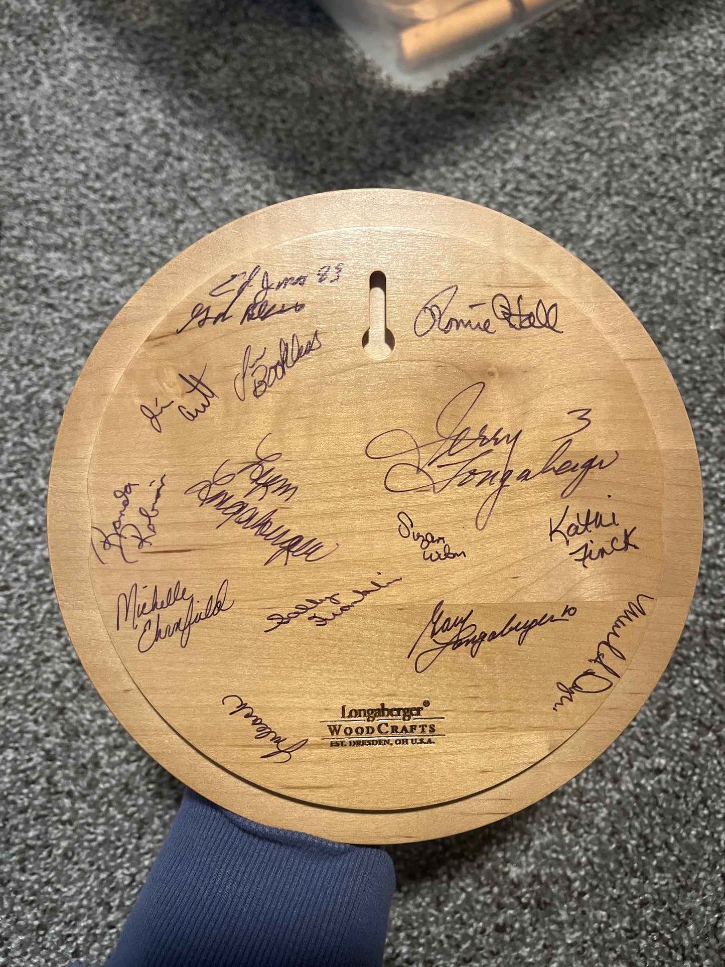Longaberger sales achiever 2004-2005 lid