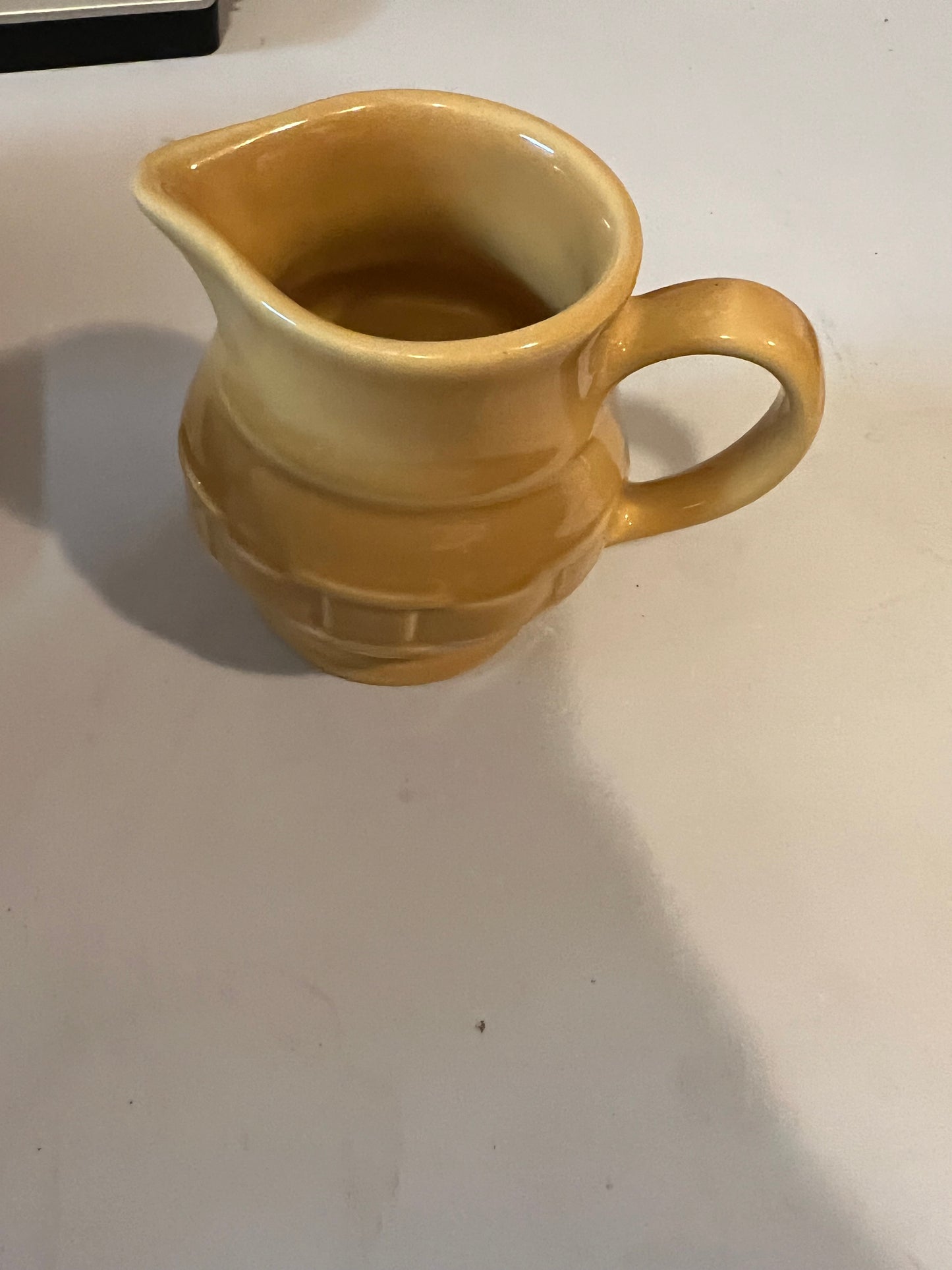 Longaberger butternut creamer