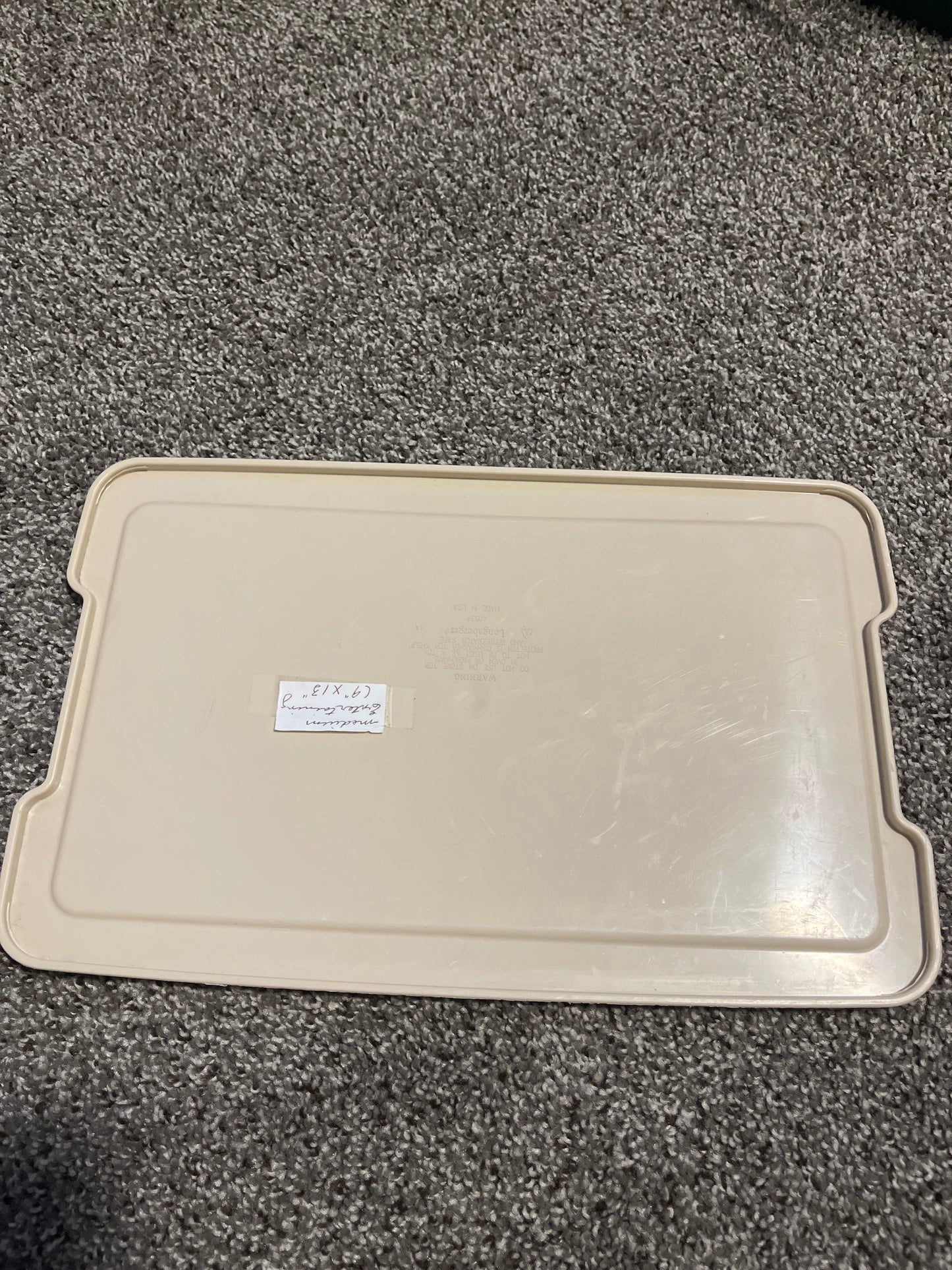 Longaberger 14.25”x9.25” lid
