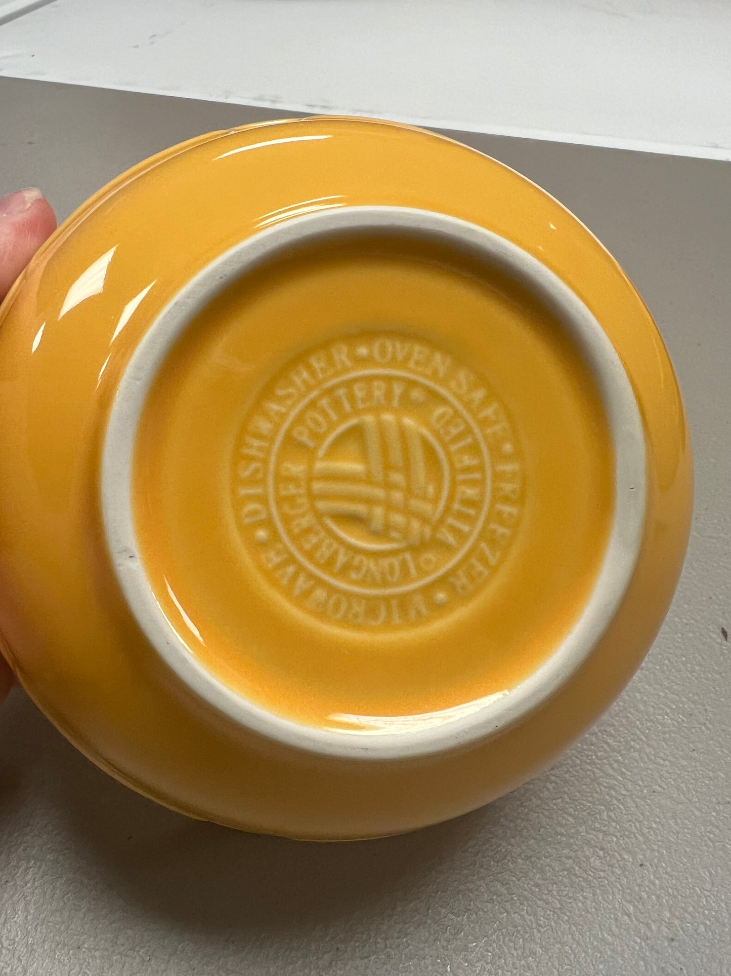 Longaberger small cereal bowl in sunflower