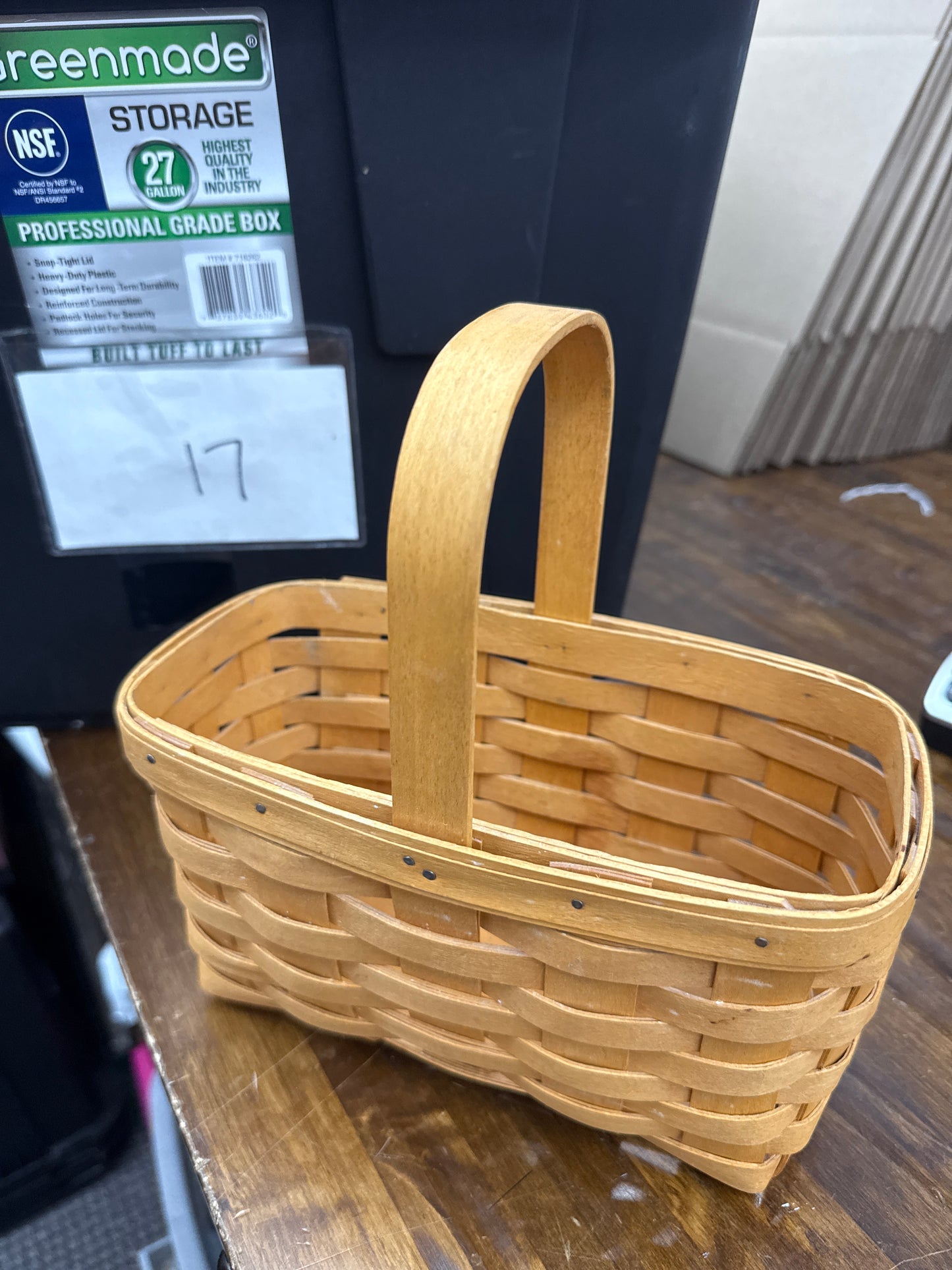 Longaberger candle basket