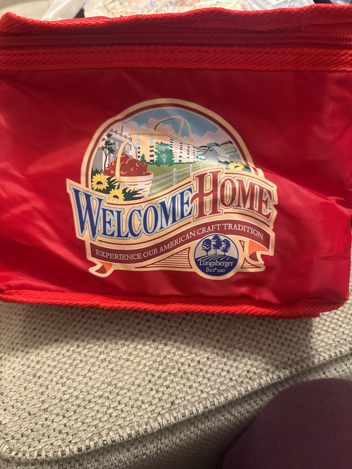 Longaberger insulated lunch bag