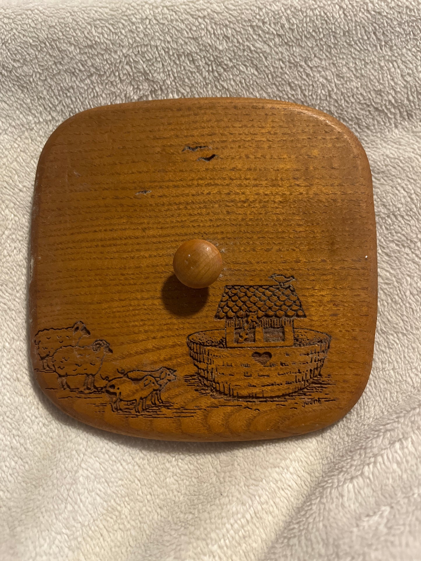 K.S. Lanam 4.75” square lid