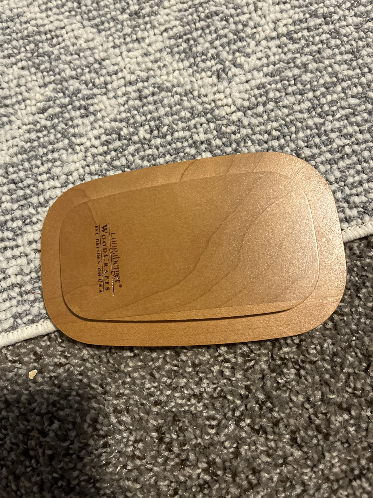 Longaberger 6”x3.5” lid