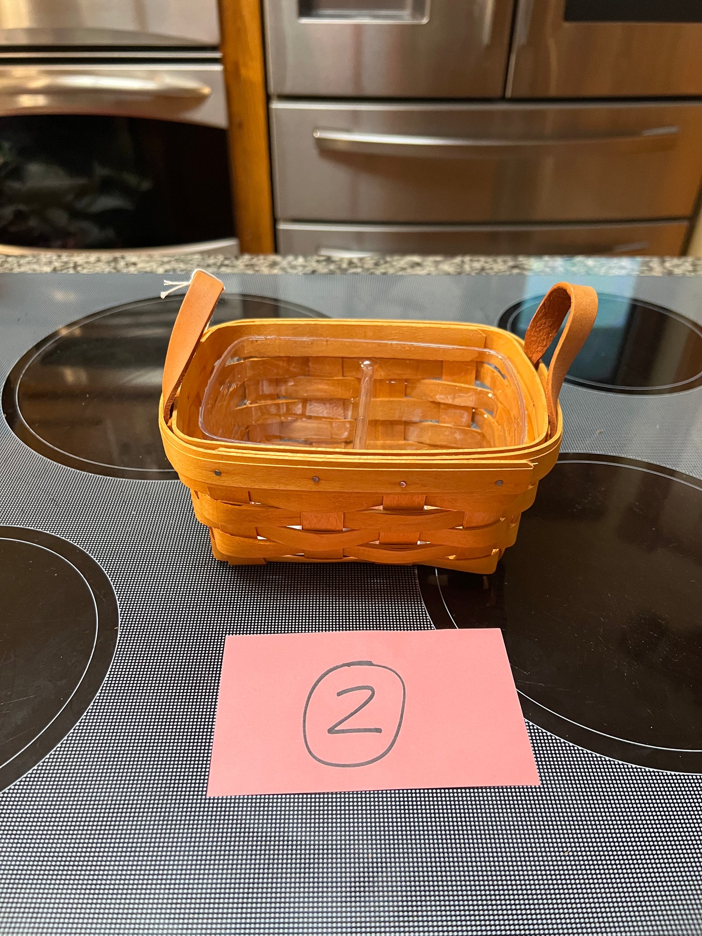 Longaberger Tea Basket with with Protector