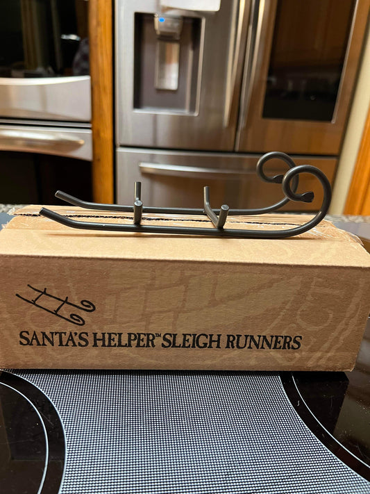 Longaberger Santa’s Helper Sleigh Runners Wrought Iron