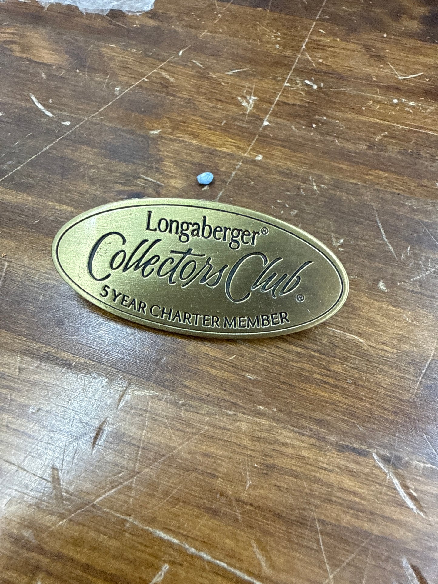 Longaberger 5 year charter member lapel pin (may not be in box)
