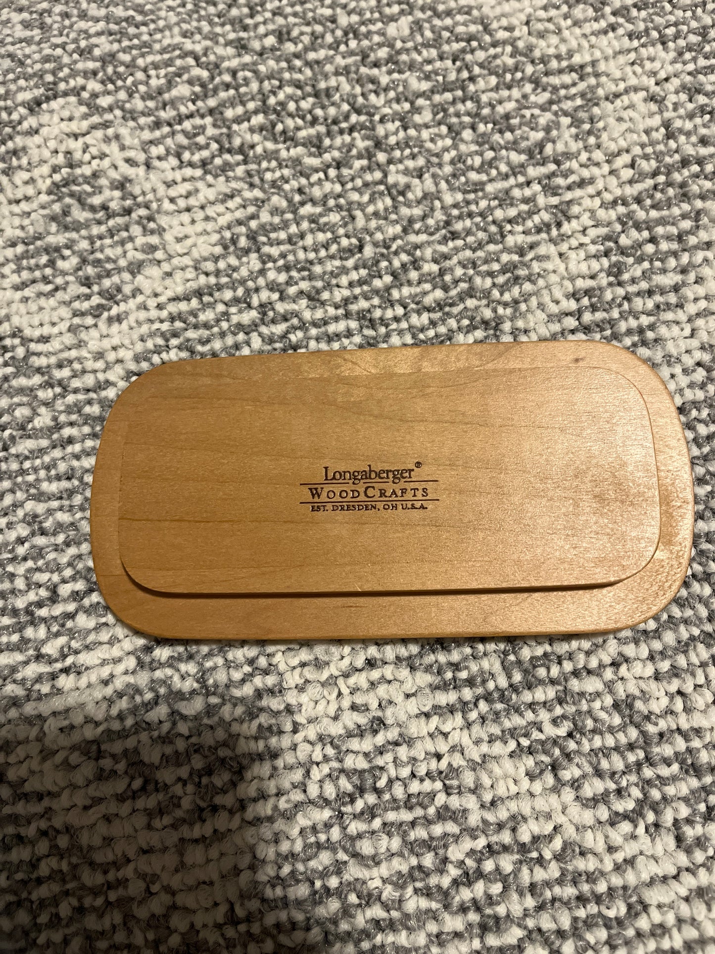 Longaberger 6.5”x3.25” lid