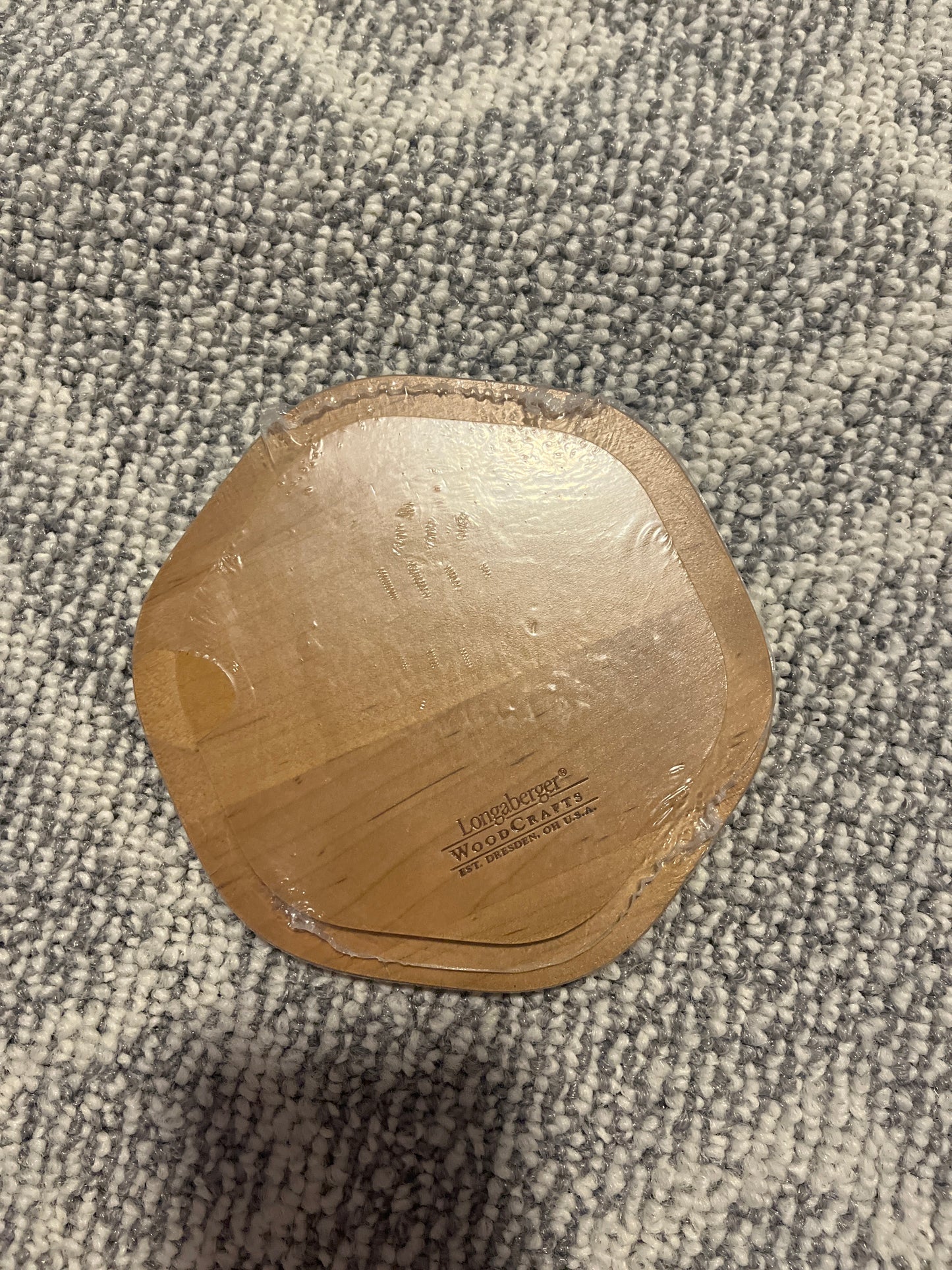 Longaberger sage warm brown lid