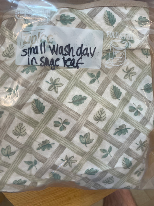 Small wash day in sage leaf