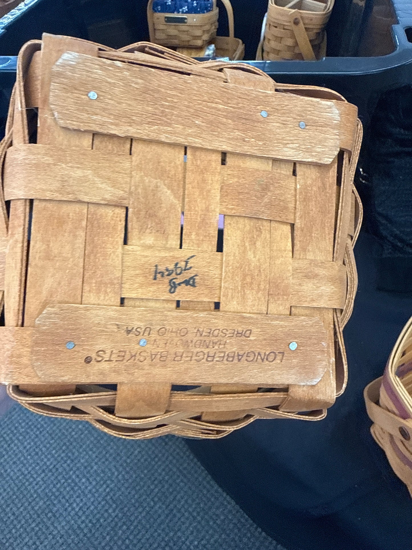 Longaberger jingle bell basket