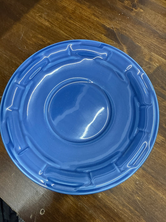 Longaberger cappuccino saucer in cornflower