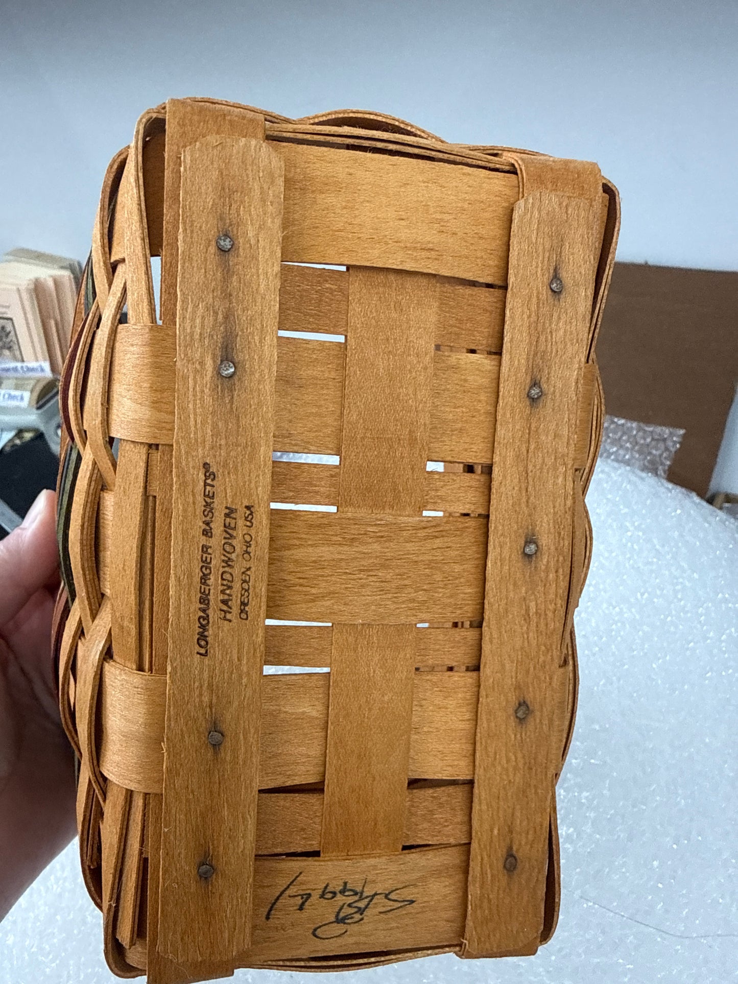 Longaberger recipe basket