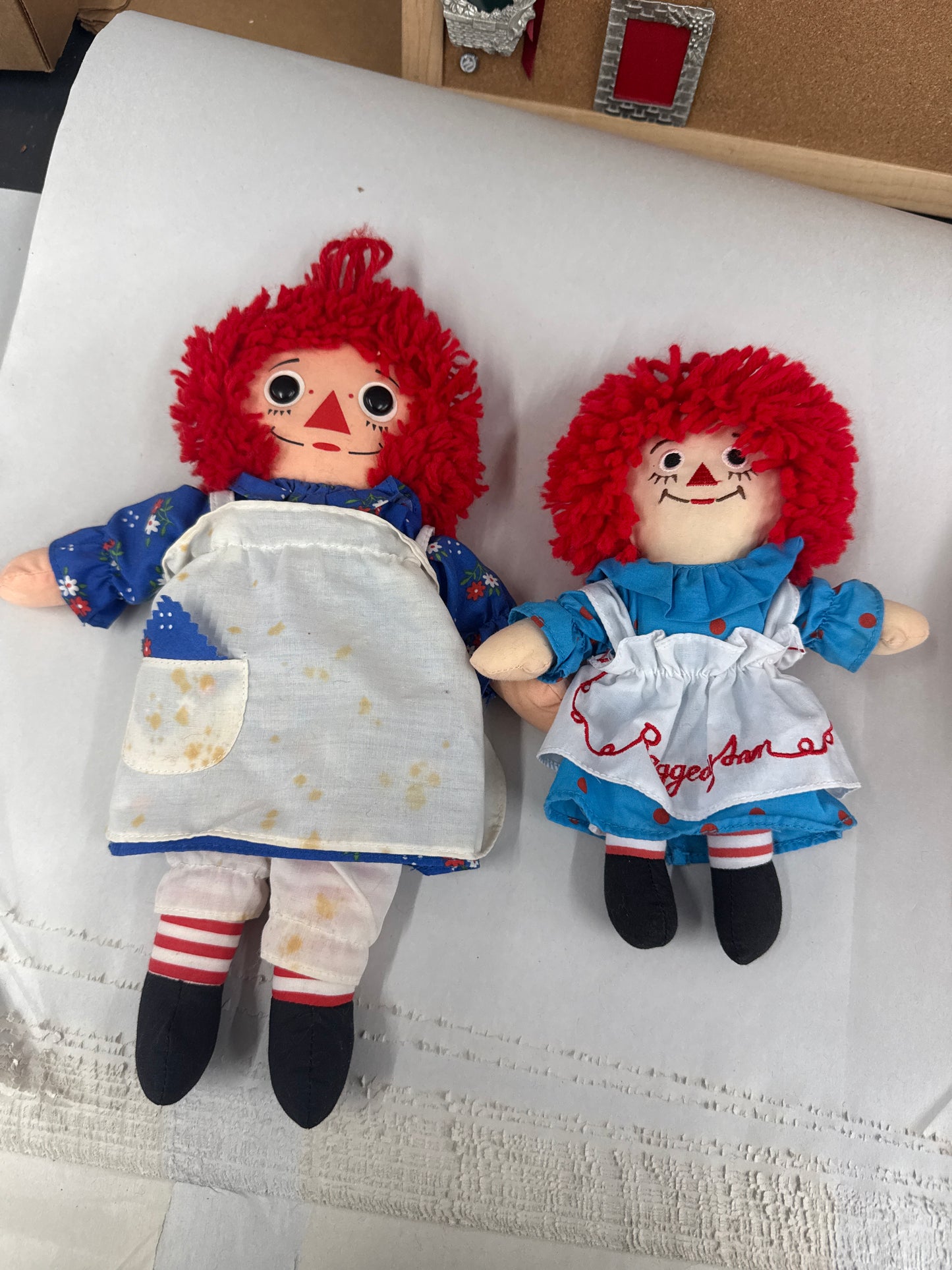 Raggedy Ann dolls