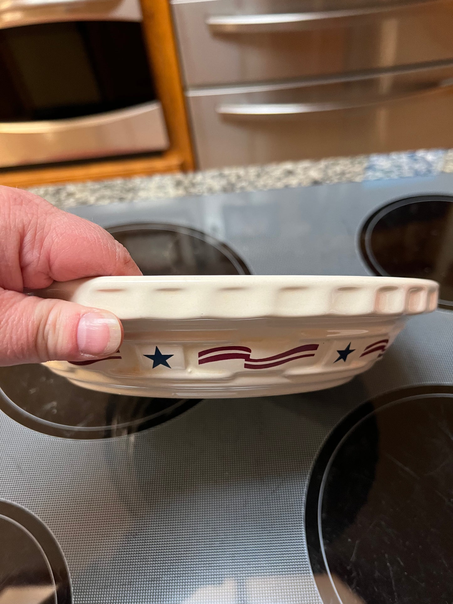 Longaberger All American pie plate