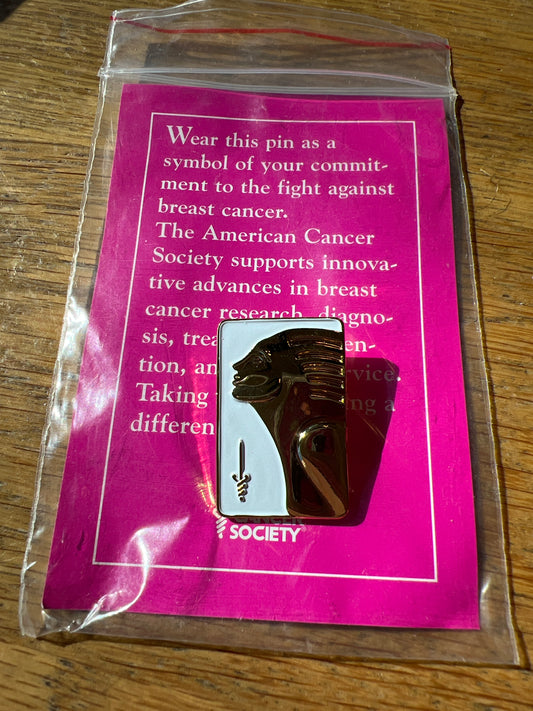 Breast cancer fight pin