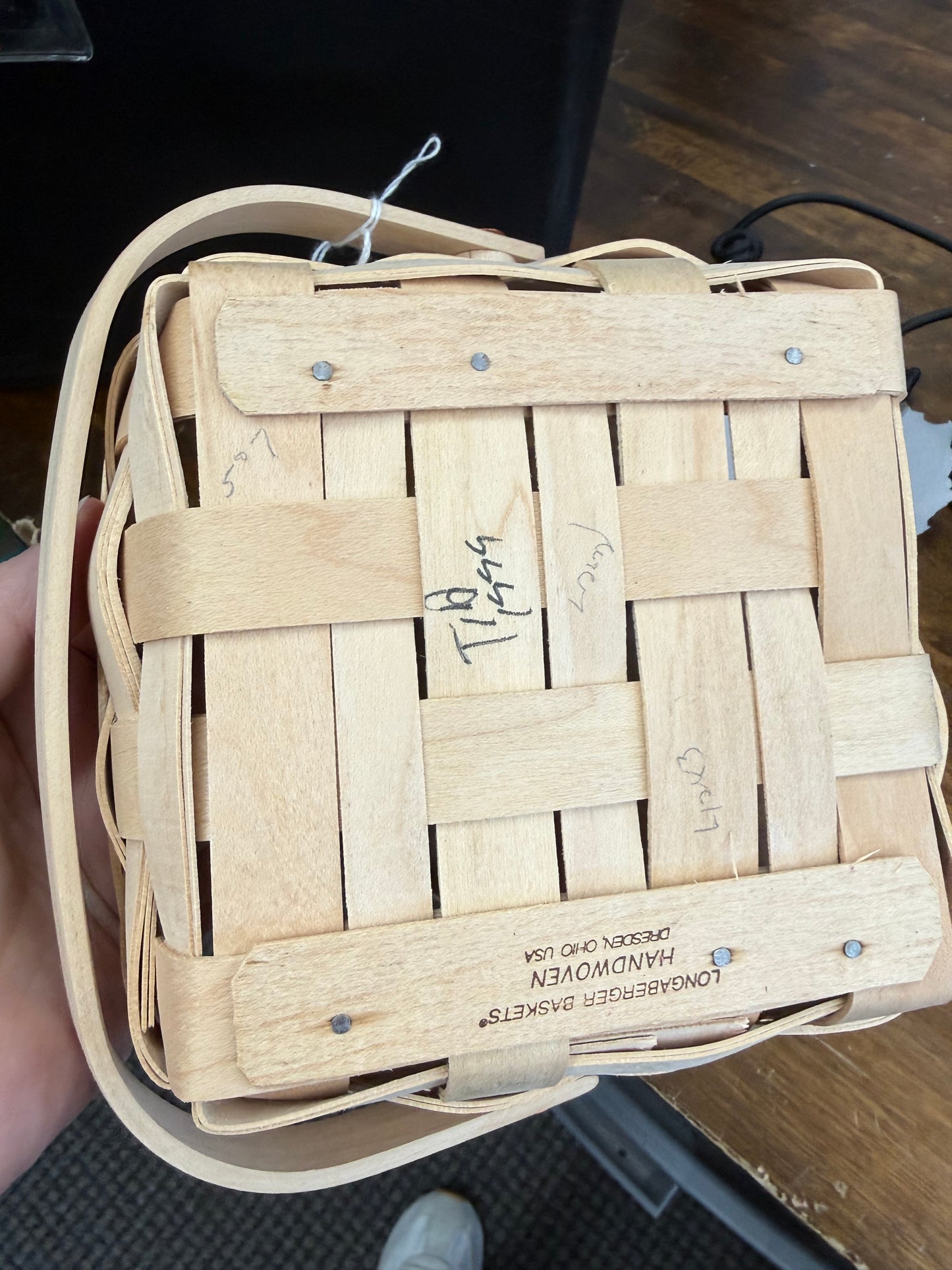 Longaberger small berry basket