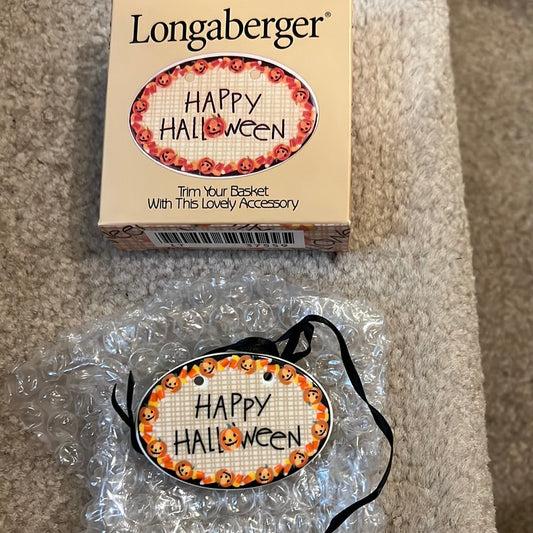 Longaberger happy Halloween tie on