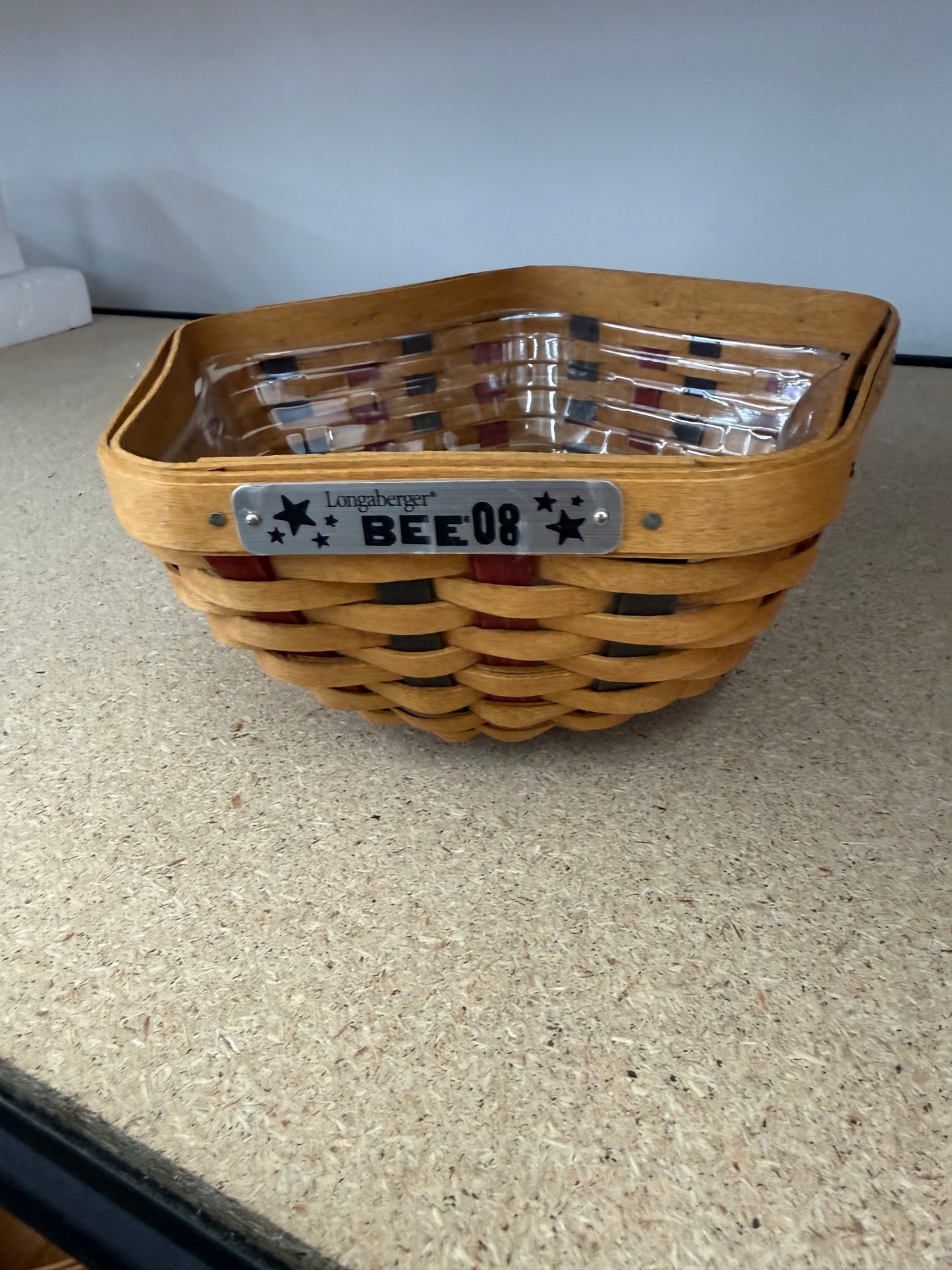Longaberger 2008 bee basket with protector