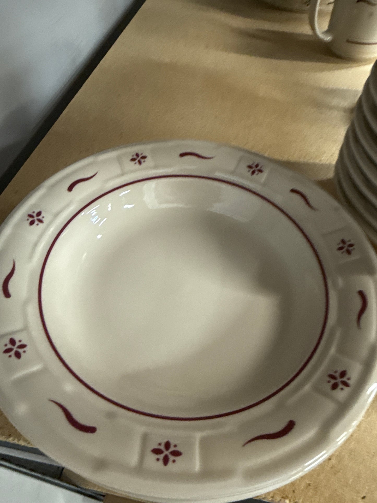 Longaberger bowl in red