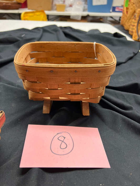 Longaberger mini cradle basket