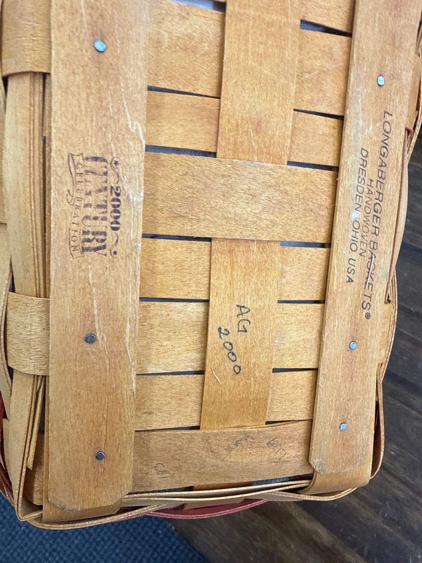 Longaberger early blossoms basket with liner