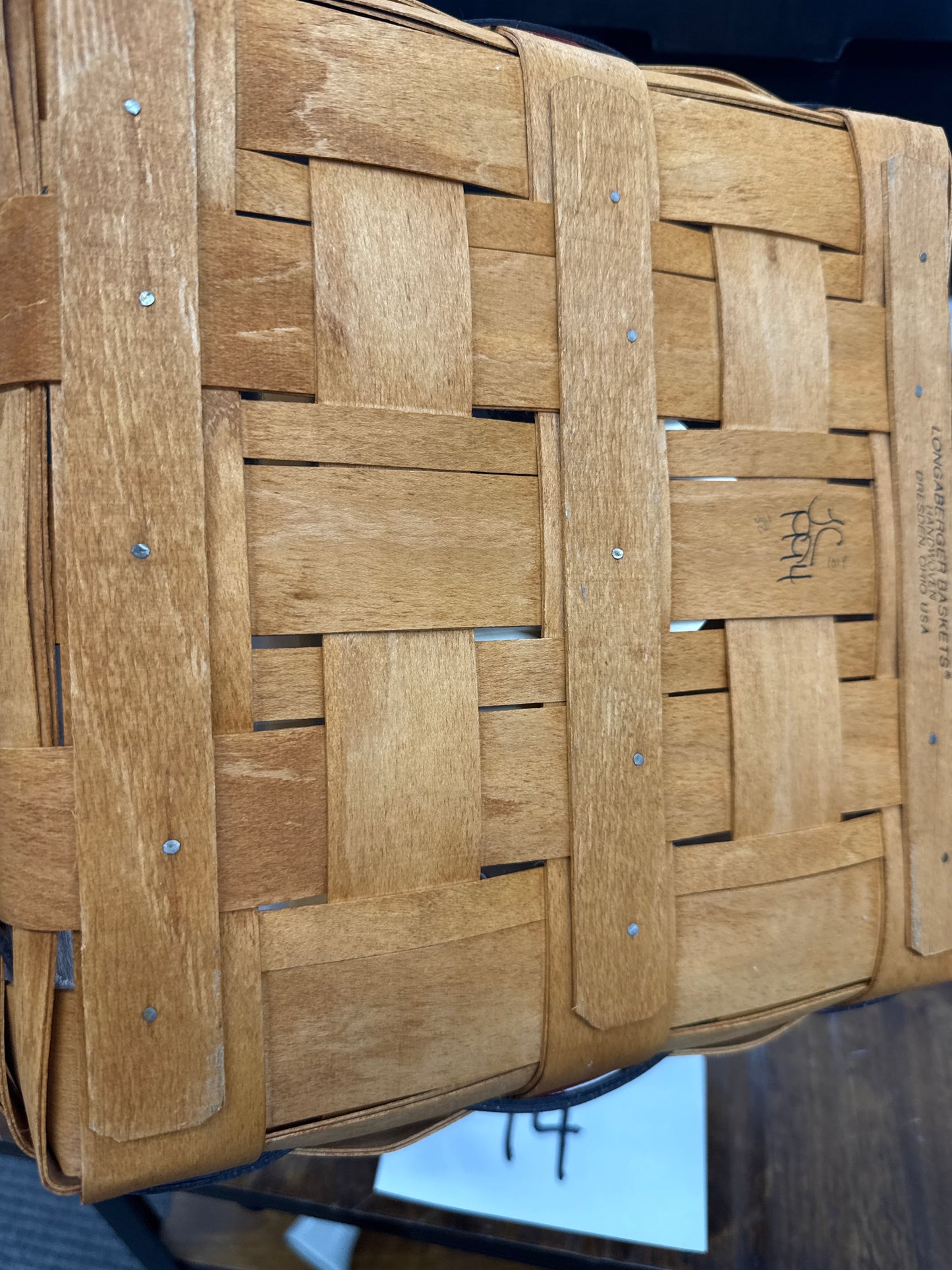 Longaberger pie basket with protector