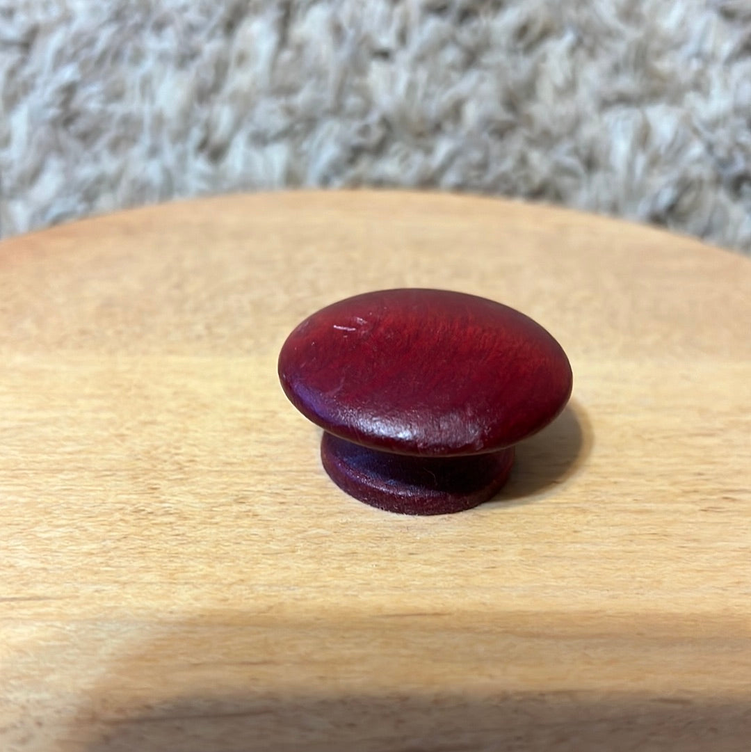 Longaberger jingle bell lid with red knob