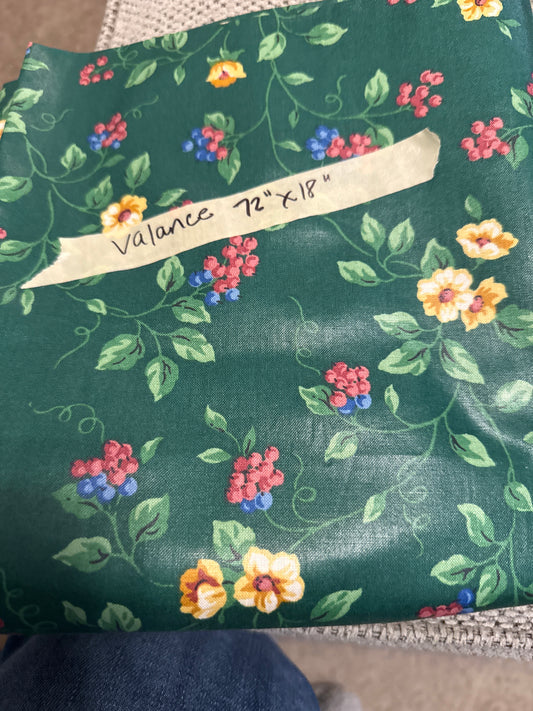 Longaberger valance 72”x18”