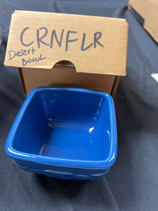 Longaberger Soft Square Small Bowl in Cornflower (may not be in original box)